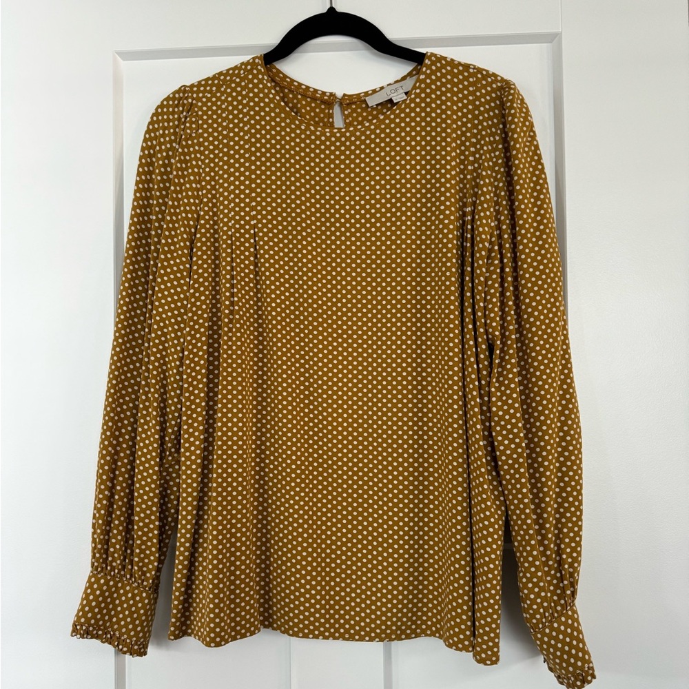 LOFT Polka Dot Top